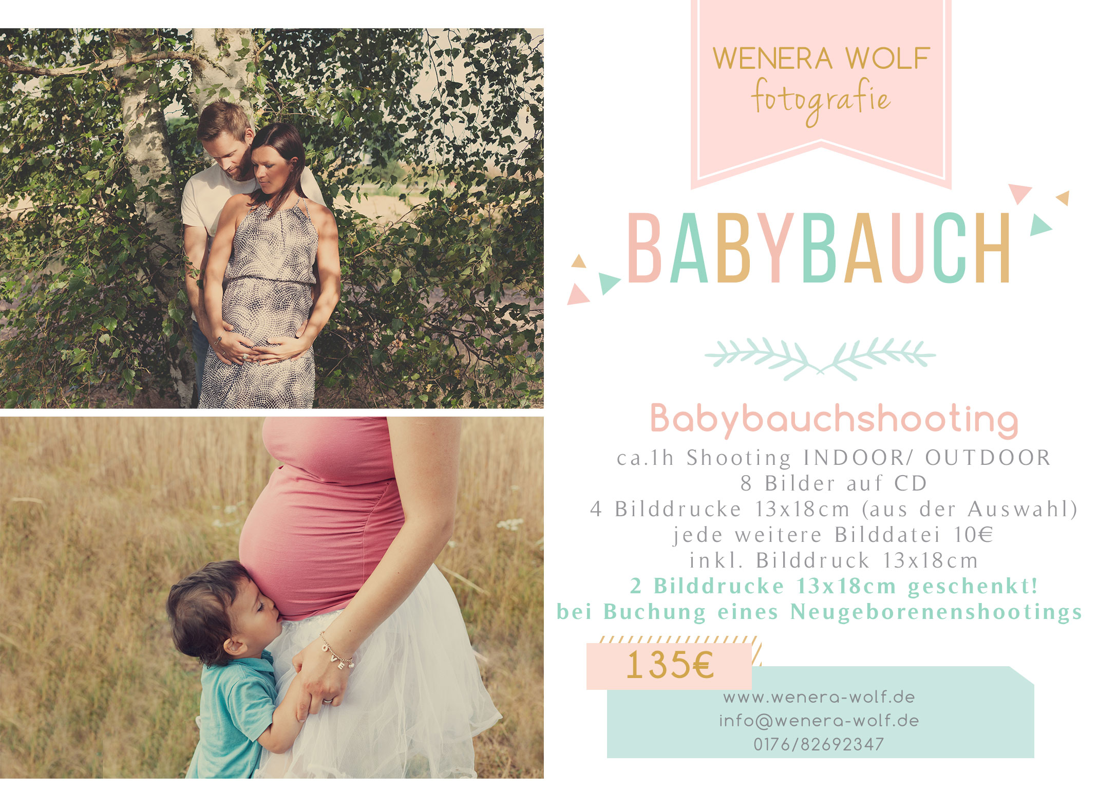 Babybauch Flyer Familienfotografin Wenera Wolf Fotografie Aus Speyer
