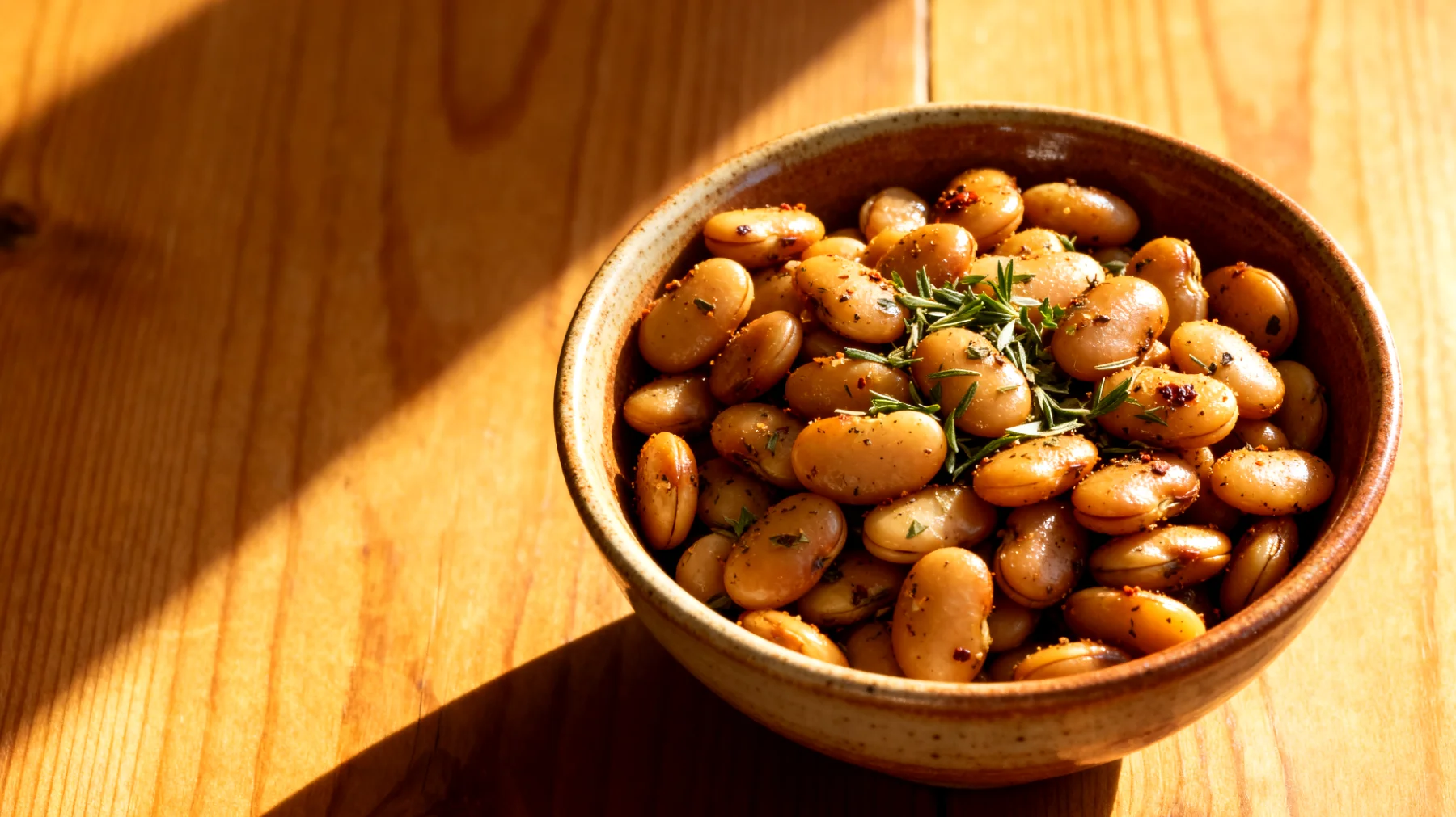 Lupinenbohnen geröstet mit Gewürzen (Lupini)"